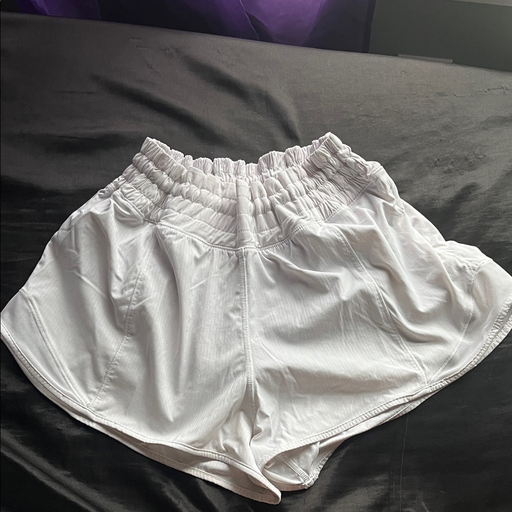 lululemon athletica White Athletic Shorts